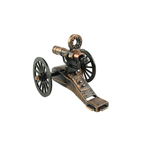 Treasure Gurus Civil War Era Handkurbel Gatling Gun Druckguss Miniatur-Nachbildung Bleistiftspitzer von TREASURE GURUS, LLC