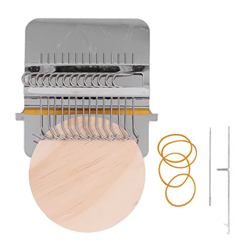 TREETDOBV Mini-Stopfmaschine mit 14 Haken, Speedwave-Webwerkzeug, Praktisches Kleines Webstuhl-Set, Schnell Tragbar, Zum Ausbessern von Jeans, Löchern, Socken und Kleidung von TREETDOBV