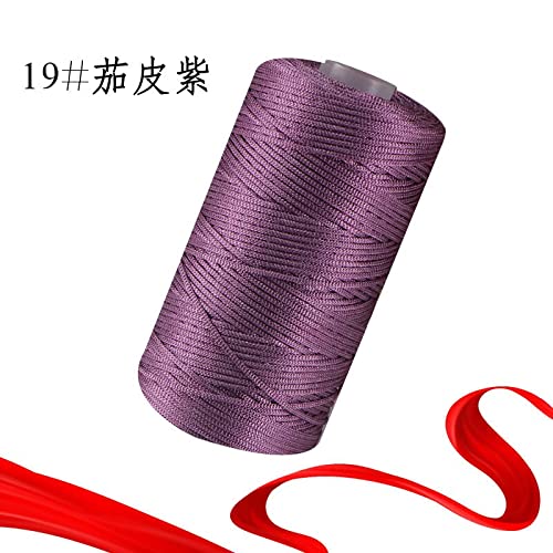 TRENDYBOY Häkelset, Garn, feiner Eishanf, helle Seide, hohle Körperlinie, Sommer-Sonnenhut, handgeflochten, DIY-Haken, Tasche, Hausschuhe, Kissen, Wollgarn zum Stricken (Farbe: 19, 100 g) von TRENDYBOY