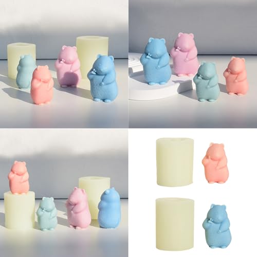 Maus Form Silikon Kerze Form Für Epoxidharz Home Dekoration Fondant Silikon Formen Für Schokolade Süßigkeiten Backen von TRHEEE