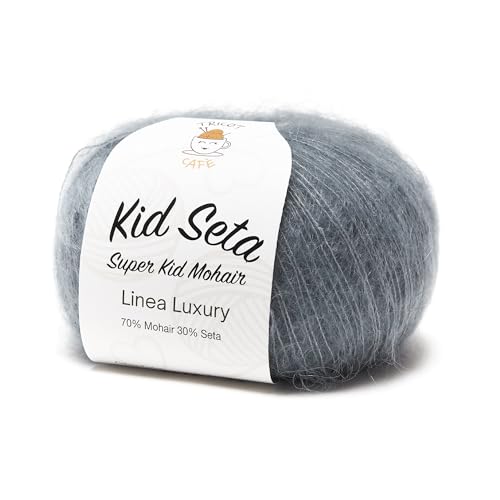 Kid Seta Super Kid Mohair by Tricot Cafè - feines Mohair und Seide Garn - Verarbeitung Wolle - Zuckerpapier 8746 von TRICOT CAFE'