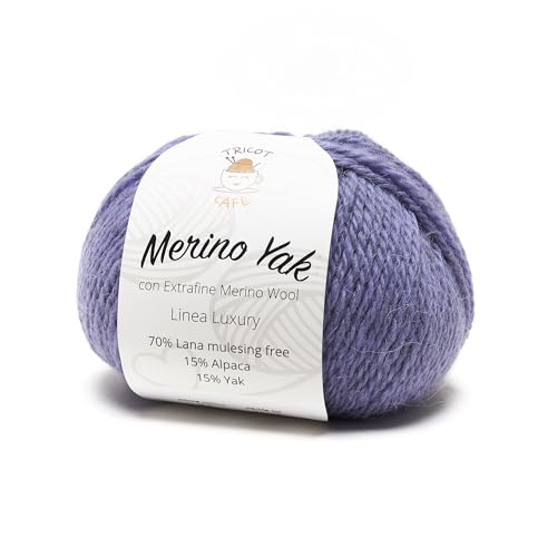 Merino Yak by Tricot Cafè - Premium Wolle Mulesing Free - Indigo 24 von TRICOT CAFE'