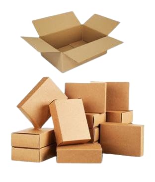 TRINITY PACKAGING Versandkartons aus Karton zum Versenden von Paketkartons, Versandkartons, kleine Paketkartons, kleine Pappkartons, klein, Braun, 480 x 310 x 35 mm, 20 Stück von TRINITY PACKAGING