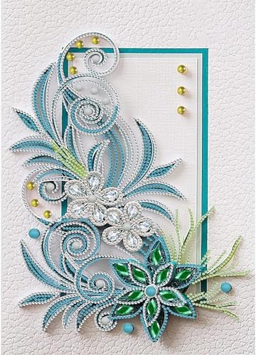 TRRCEPOS Diamond Painting Erwachsene Set, Diamant Painting Bilder Blumen, Diamond Painting mit Crystal Perlen und Aurora Borealis Strasssteinen 30x40cm (Diamond drawing G) von TRRCEPOS