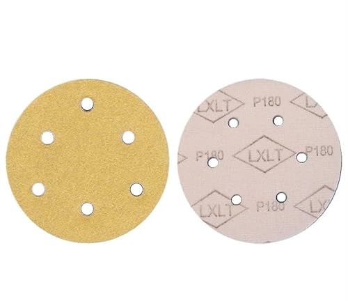 Schleifscheiben for Polieren von Autos, Trocken- und Nassschleifpapierblätter, Schleif- und Polierscheiben for Karosserien, perfekt for die Autolackvorbereitung, mit Exzenterschleifer kompatibles Schl von TRgqify-KM