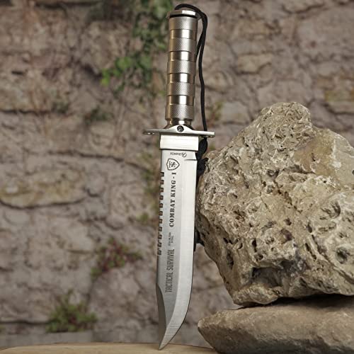 TS JUNGLE KING SILBER | Survival Messer | Outdoor & Survival "TS KING 1" SLIVER 31771 von TS Tactical Store