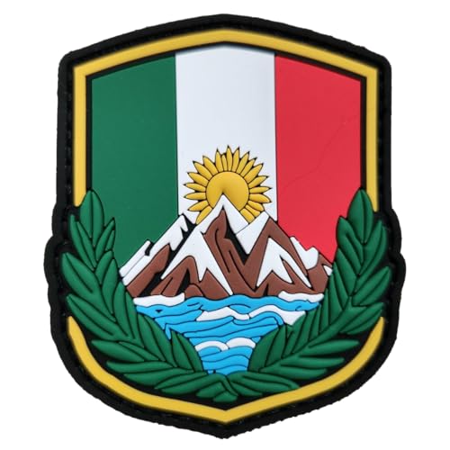 TS Tactical Store Patch PVC Italien 3D Klettverschluss | Größe: 80X67Mm | 3D-Klettverschluss-Patch für Militärrucksack | Schild, Flagge, Brosche, Outdoor, Wandern, Crossfit, Bushcraft, Survival, | TS- von TS Tactical Store