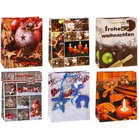 12 TSI Geschenktaschen WN Serie 6 Motiv sortiert 26,0 x 32,0 cm von TSI