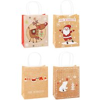 12 TSI Geschenktaschen Weihnachten Kraftpapier Serie 1 Motiv sortiert 18,0 x 23,0 cm von TSI