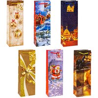 12 TSI Geschenktaschen Weihnachten Serie 7 Motiv sortiert 12,0 x 36,0 cm von TSI