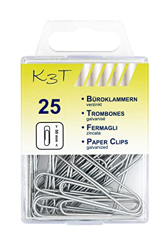 TSI 48028 Büroklammern, 25er Packung, 50 mm von TSI