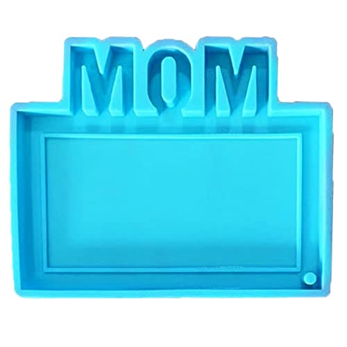 TSMORY Silikonform mit Aufschrift "MOM DAD", Epoxidharz, Schlüsselanhänger, zum Basteln, für Vatertag, Muttertag TSMORY Silikonform mit Aufschrift "MOM DAD", Epoxidharz, Schlüsselanhänger, zum Basteln, für Vatertag, Muttertag von TSMORY