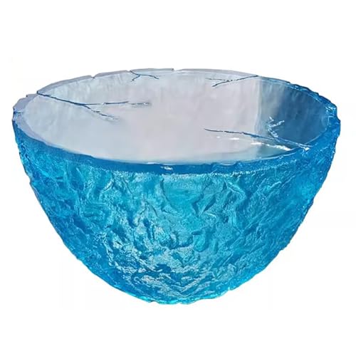 TT-YEC Blau/Grün Epoxidharz Couchtisch, Ozean Thema Kaffeetisch, Handgefertigte Beistelltisch, Wohnzimmer Couchtisch Boden Ornamente, Geeignet Für Wohnzimmer, Wohnkultur,Al100×h60cm von TT-YEC