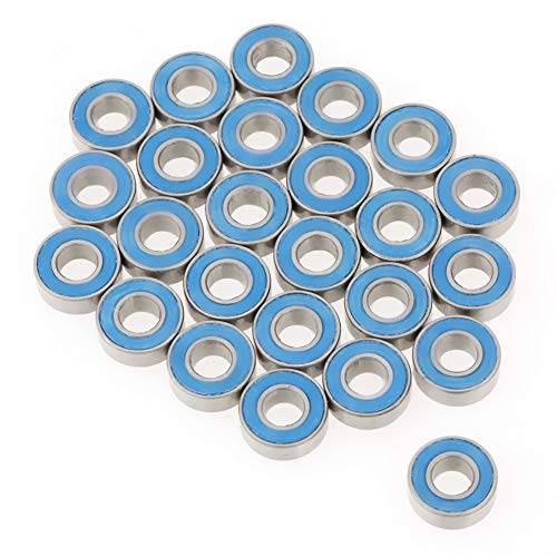 5X11X4Mm Bearings, 5X11X4Mm Bearings, Gummidichtung Kugellager 5 * 11 * 4 mm 25 PCS MR115-2RS Blau Metalldichtungskugellager von TTAMG