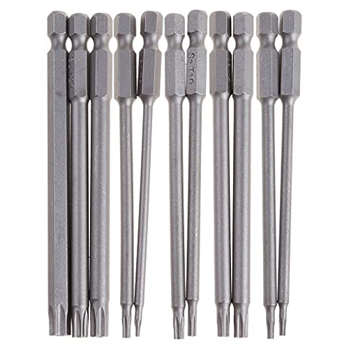 11/12-teiliges manipulationssicheres Sicherheitsbohrer-Set, Schraubendreher, flach, für 1/4-Zoll-Bits-Schraubendreher von TTTLLNN