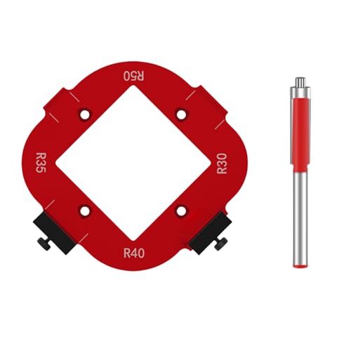 Holzbearbeitungsfräser, Eckradius-Schablonen, Vorrichtungen, gebogene Ecken, Fräsen, kreisförmige Renovierungszubehör von TTTLLNN