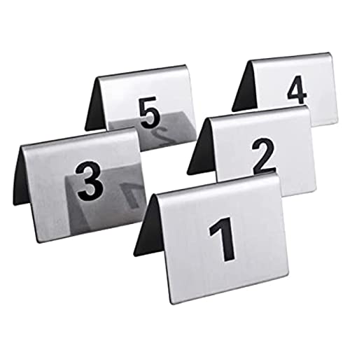 Table number, Stapelbare Tischnummernkarten, Tischnummern for Hochzeitsempfänge, ideal for Bankette, Cafés, Restaurants, Hotels(1 to 100) von TTYSSAC