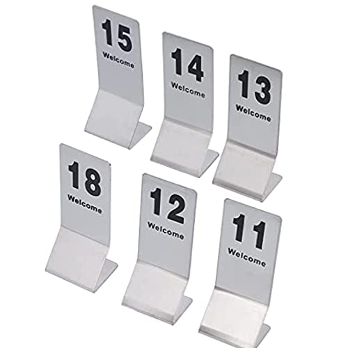 Table number, Tischnummern 1–25/50, Metall-Zahlenschilder, ideal for rustikale Empfänge, Bankette, Cafés, Restaurants, Hotels(1,155 * 60mm) von TTYSSAC