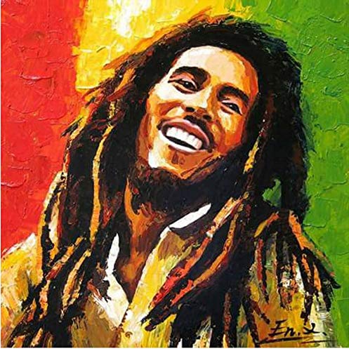 TTbaoz Diamantmalerei Point De Croix Stickerei Bob Marley Soul Musik Mosaik Innendekoration 30 * 40cm von TTbaoz