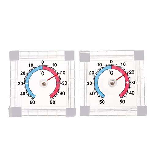 1pc Square Wall Garden Home Graduated Disc -Messung Heißtemperatur Thermometer Wandthermometer von TUCANSBP