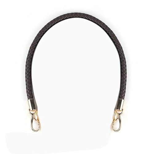 1Pcs 60cm PU Leder Geflochtenen Seil Griffe Für Handtasche Schulter Tasche Strap Handgemachte Tasche DIY Zubehör Legierung Metall Haken Schnalle von TUITA