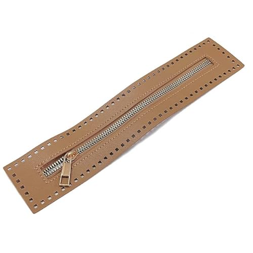 TUITA 27 cm Langer Leder-Reißverschluss, nützlich für Häkeltaschen-Hardware, verschmutzter Reißverschluss, Nähzubehör, nützlicher Handtaschen-Leder-Reißverschluss von TUITA