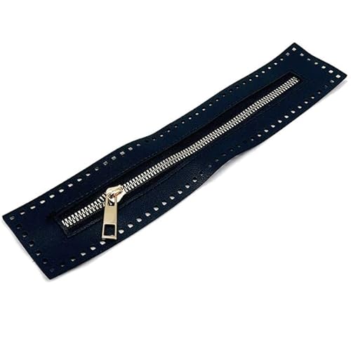 TUITA 27 cm Langer Leder-Reißverschluss, nützlich für Häkeltaschen-Hardware, verschmutzter Reißverschluss, Nähzubehör, nützlicher Handtaschen-Leder-Reißverschluss von TUITA