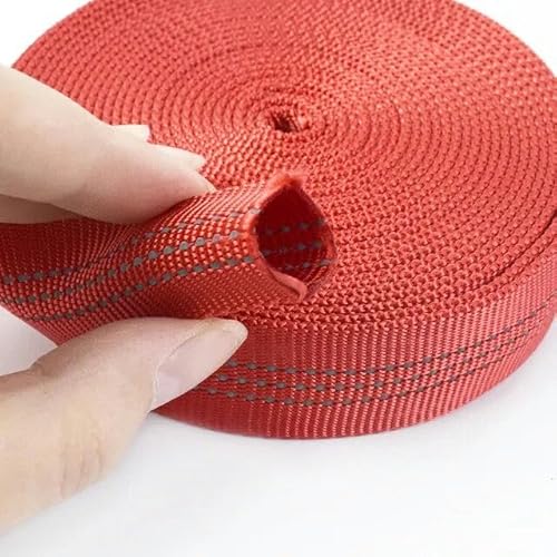 5/10 M 1'' 25mm Doppelschicht Hohl Polyester Gurtband Reflektierende Streifen Rohr Band für Gürtel Band Tasche Strap Nähen Bias von TUITA