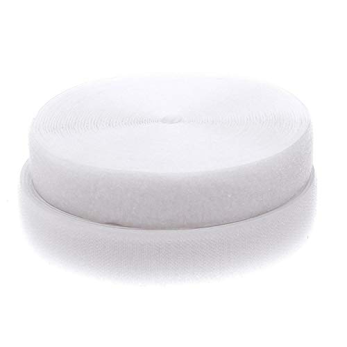 TUKA 12m x 50mm Klettband zum aufnähen,12 meter Flausch & 12m Hakenband, Rückseite Nicht selbstklebend, 50mm breit Klettverschluss, Extra Stark Haftkraft Flausch & Haken, Weiß TKB5034 white TUKA 12m x 50mm Klettband zum aufnähen,12 meter Flausch & 12m Hakenband, Rückseite Nicht selbstklebend, 50mm breit Klettverschluss, Extra Stark Haftkraft Flausch & Haken, Weiß TKB5034 white von TUKA-i-AKUT