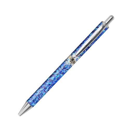 TUNJILOOL Kugelschreiber,0.5 mm-Meter-Pen für Schule, Büro, Haus und Zeichnung Zhou Yiwen Designer Zusammenarbeit (Blau) von TUNJILOOL