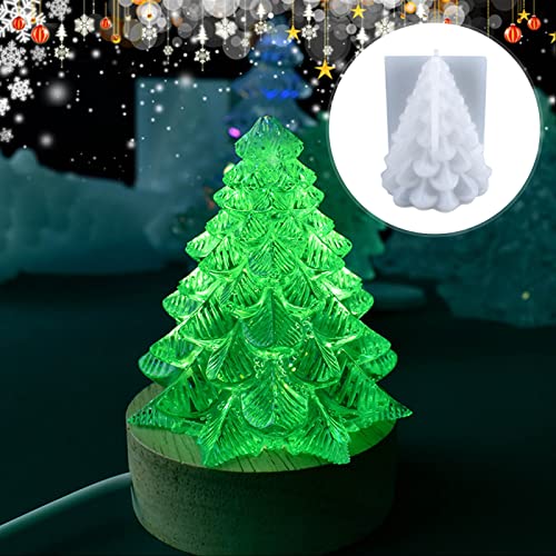 Home Decor Clearance DIY Weihnachtsbaum Form Kerzenhalter Form Kerzenhalter Epoxidharz Gießform Kerzenhalter Gießform für Weihnachtsbaum Party Home Office Dekor von TURWXGSO