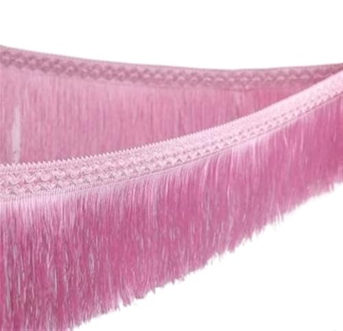 TUSTUZ Quasten Anhänger 12 YardCurtain Spitzenzubehör Quastenfransenbesatz DIY Gardinen Nähen Textildekorationszubehör(Pink) von TUSTUZ