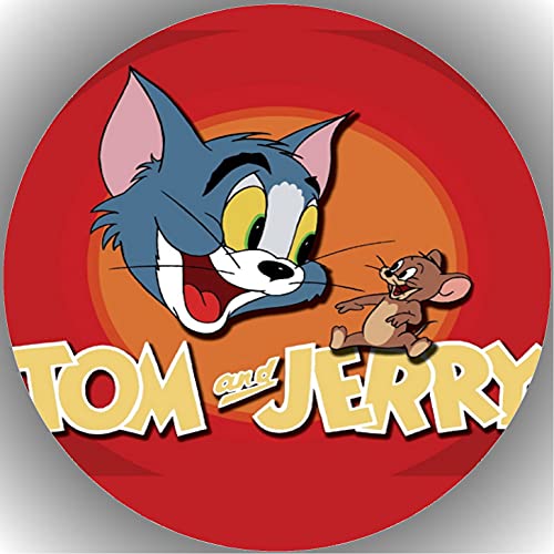 Tortenaufleger Tortenbild Geburtstag Fondant Zuckerpapier Ø 20 cm Tom & Jerry Nr. 1 von TV-24