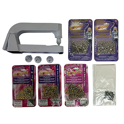 TV Time Direct Bedazzler Deluxe MEGA Set- The Original Bedazzler Rhinestone and Stud Setting Machine Complete Kit von TV Time Direct