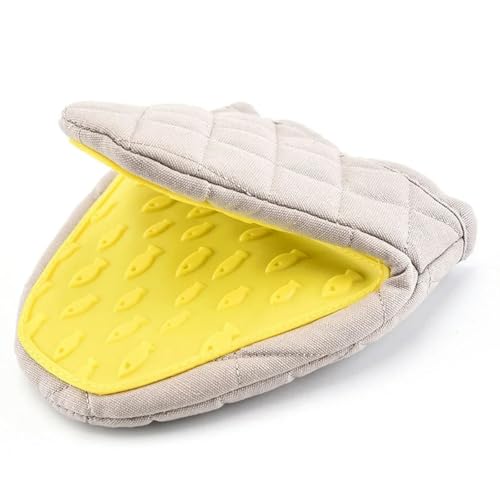 1 Paar Silikon-Ofenhandschuhe gegen Verbrühungen, Küchenhandschuhe, Tablett, Schüssel, Halter, Backen, Isolierung, Handclip, Kochhandschuhe von TVIVID