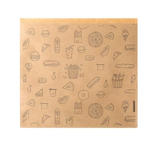 Lebensmittelqualität fettdichte Papiertüte Sandwichbeutel Takeaway Fast Food Verpackung DIY Backen Papiertüten von TVIVID