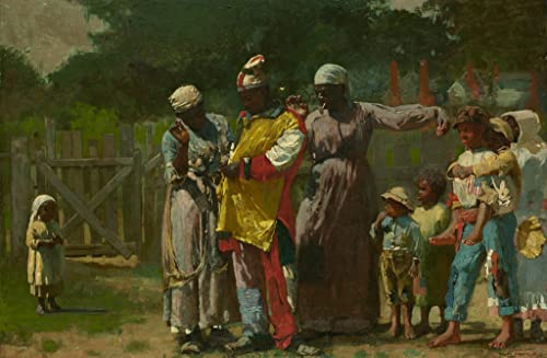 TVLAR Berühmte Gemälde Ölgemälde Kunstdruck Wandbilder Drucken Sich Für den karneval Kleiden von winslow homer Abstrakte Drucke für Heimtextilien 60x90cm von TVLAR