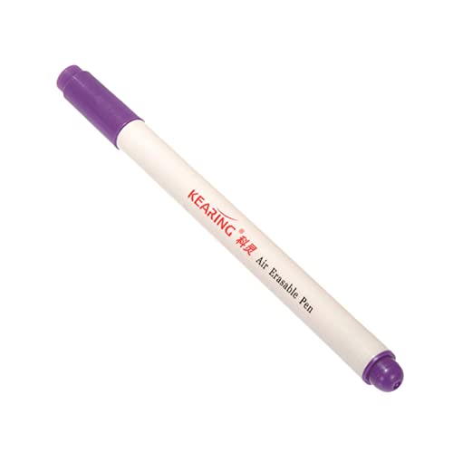 Disappearing Fabric Marker Pen Air Erasable Pen Practical Temporary Marking Pen for Quilting Cross Embroidery von TWEW