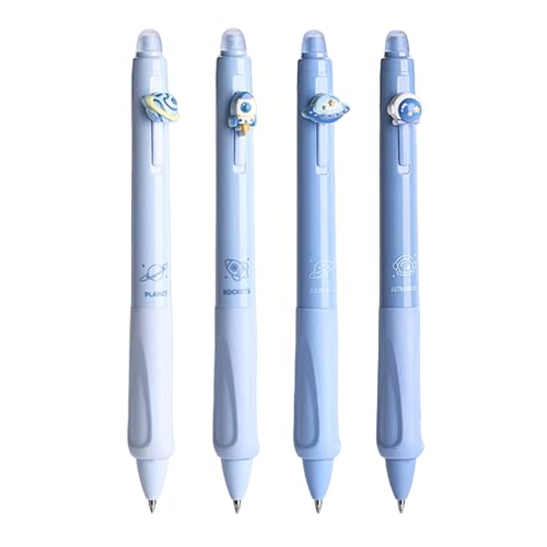 Set Kreativer löschbarer Stift einziehbarer Gelschreiber neutraler Stift 0,5 mm Schreibstift Pressstift für Schüler von TWEW