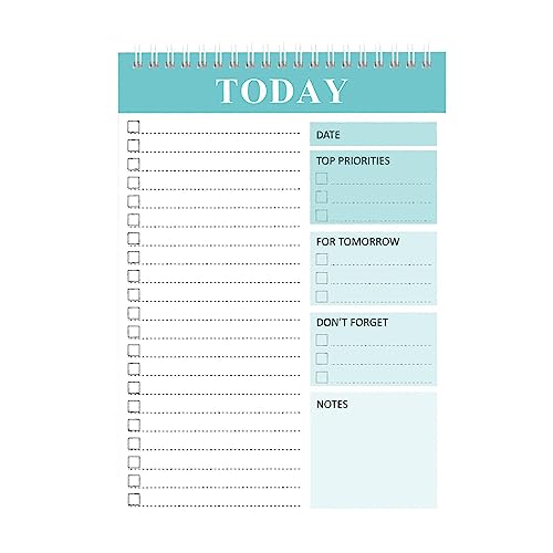 Tagesplaner Notizblock Abreißblock Tagesplanungsblock mit To-Do-Listen Terminplanung undatierte Blätter von TWEW