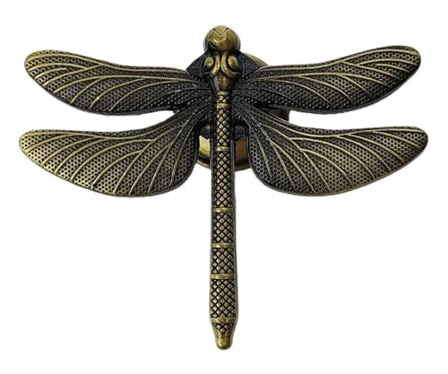 TWMAZDYC Kaninchenform Zinklegierung Möbelgriff Türknöpfe Griffe for Kinderzimmer Möbeldekor Libelle Schrankgriffe(Dragonfly Bronze-1) von TWMAZDYC