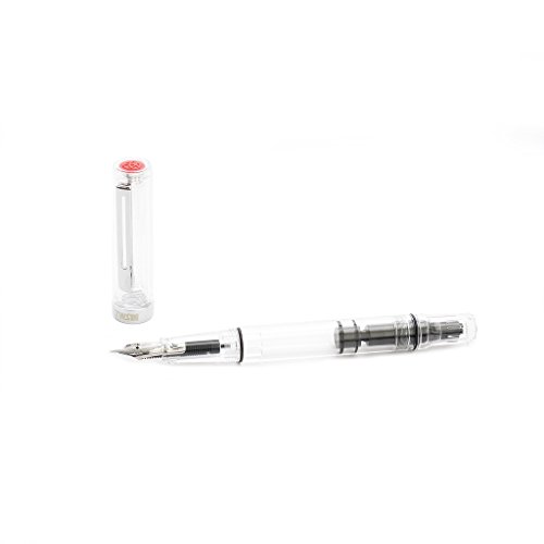 Twsbi Eco Füllfederhalter, Edelharz, Metalle, Durchsichtig, M7445320 - M von TWSBI