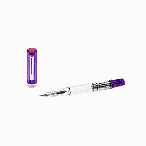 Twsbi Eco Transparent Purple Füllfederhalter B von TWSBI