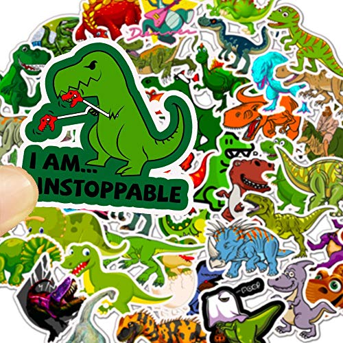 50 Stück sticker set, Dinosaurier Aufkleber, Kinderaufkleber für Erwachsene,Teenager von TX