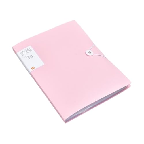 Dokumentenmappe 2 STÜCKE 30/60 Seiten A4 Aktentasche Transparente Binder Aktenordner Lagerung Schülertestpapier Klassifizierung Organisation Schulbedarf Für Zuhause, Büro, Schule Und Auf Reisen(Light von TXLEAPEY