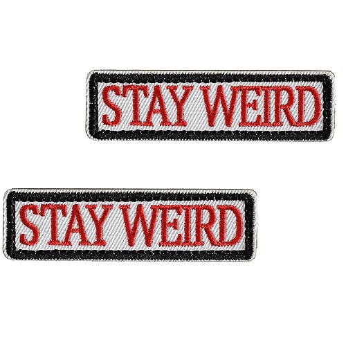 TXSN 2 Stück Stay Wired Patches, Hook & Loop Patch Full Embroidery Badge for Dog Vest Harness and Caps Bags Wests Jackets Backpacks Uniforms von TXSN