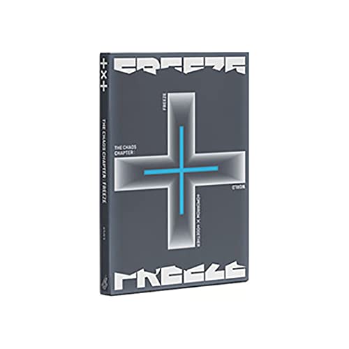 TXT Tomorrow X Together The Chaos Chapter : Freeze Album (World Version) CD+Poster+Photobook+Sticker Pack+Lyric Book+Behind Book+Photocard+OS Photocard+Postcard+(Extra 4 Photocards) von HOEAEA