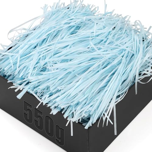 TXXATX 550g Füllmaterial Geschenk Blau Geschreddertes Papier für Geschenkbox Verpackungsmaterial mit Schleifen Hamper Shred Raffia Füllmaterial für Pakete Geschenkbox Präsentkorb DIY Dekorations TXXATX 550g Füllmaterial Geschenk Blau Geschreddertes Papier für Geschenkbox Verpackungsmaterial mit Schleifen Hamper Shred Raffia Füllmaterial für Pakete Geschenkbox Präsentkorb DIY Dekorations von TXXATX