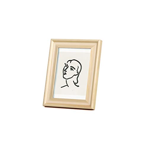 TXXMM Holz-Bilderrahmen Rahmen Tabelle Wandbehang Bilderrahmen 10 Zoll 6 7 8 Inch Framed Photo Frame-Einstellung Tabelle (Color : Beige, Size : 10-inch) von TXXMM