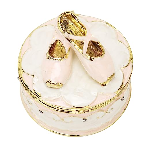 TYCIONG Ballettschuhe Schmuck Aufbewahrungsbox Ohrringe Ring Organizer Dekorative Schmuckschatulle Schmuckkästchen Metall Ornamente Kunsthandwerk von TYCIONG